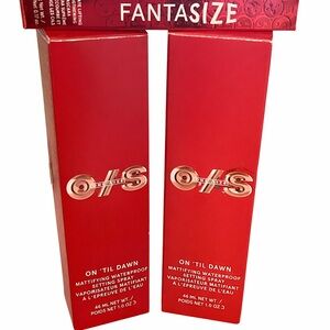 ONE SIZE On Til Dawn Mattifying Waterproof Setting Spray + Fantasize Mascara NEW